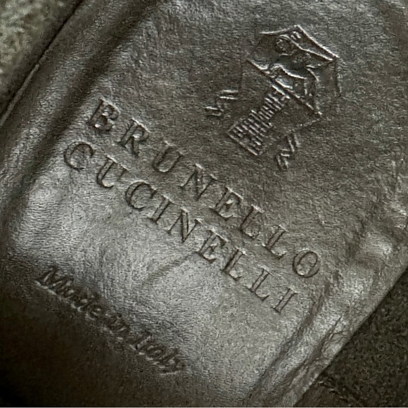 Brunello Cucinelli Leather Ankle Boots Booties Size 39 - Picture 8 of 10